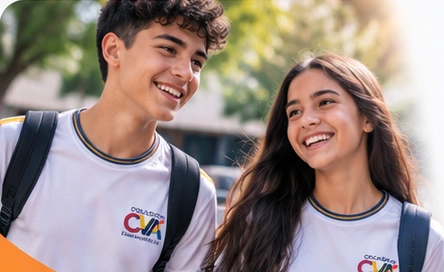 Estudantes do Colégio CVA